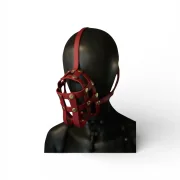 Maske Open Crimson Red