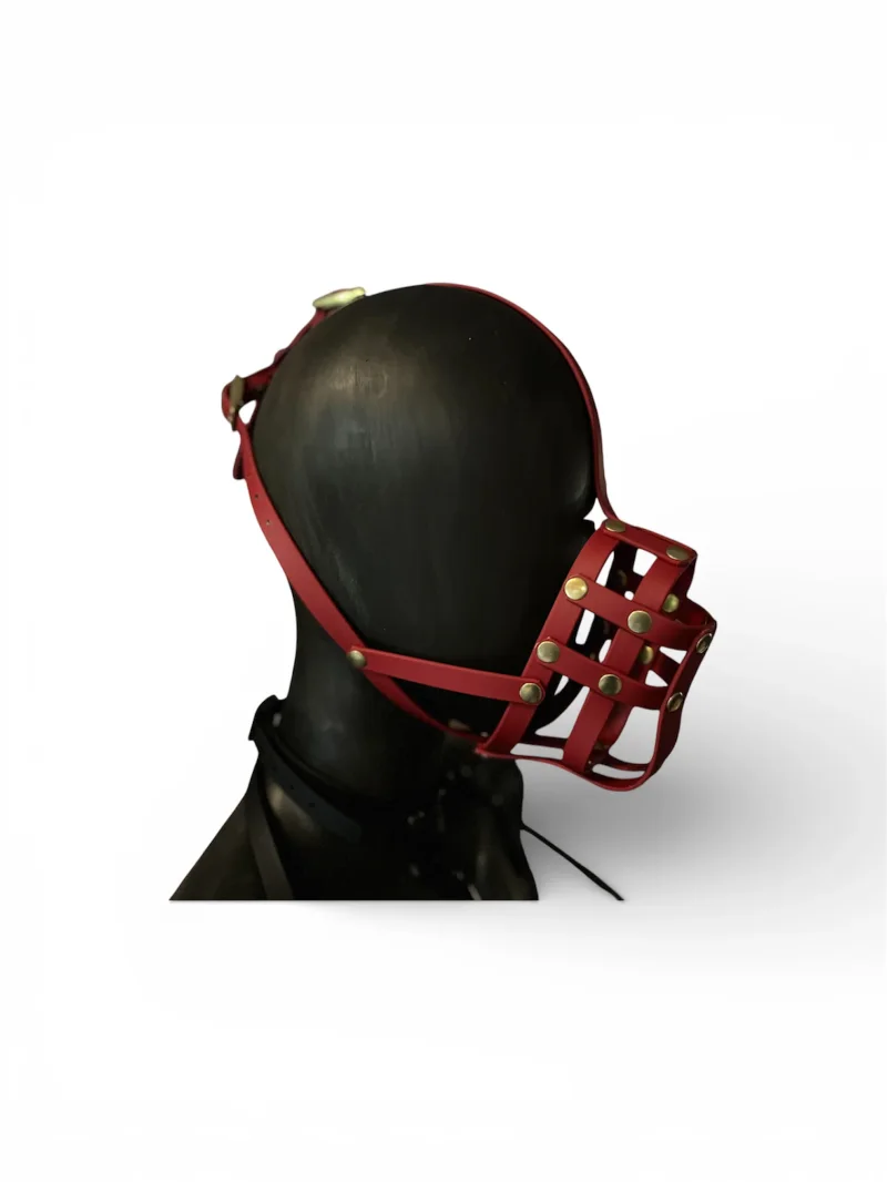 Maske Open Crimson Red