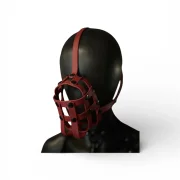 Maske Open Crimson Red